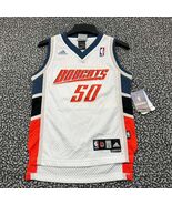 Charlotte Bobcats Okafor #50 Jersey Shirt Youth Small 8 Adidas V-Neck New S - $54.28 CAD