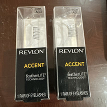 Revlon Accent Feather Lite 1 Pair A05 &amp; A03  Lot Of 2 - $20.00
