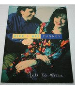 DICK &amp; MEL TUNNEY Left To Write SONGBOOK Christian Sheet Music - $369.95 MXN