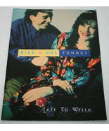 DICK &amp; MEL TUNNEY Left To Write SONGBOOK Christian Sheet Music - £15.54 GBP