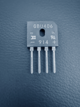 1X | 5X GBU406 Diodes Inc Bridge Rectifier 1-Ph 600V 4A GBU - $2.50+
