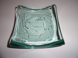 Stephen Schanser Art Glass Bowl Brush Strokes Signed and Dated image 8