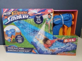 Super Soaker Blast Water Slide – 16 Ft Outdoor Slid–Includes Extra Water Blaster - £15.78 GBP