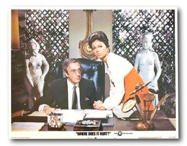 &quot; Where Does It Hurt? &quot; Original 11x14 Authentic Lobby Card 1972 Poster #3 - £27.14 GBP