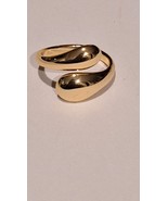 18k gold overlay sterling silver rings - $14.85