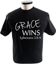 Grace Wins Christian Bible Faith T Shirt Religion T-Shirts - £13.55 GBP+