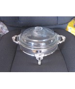 Vintage Leonard Silver Plated  Casserole Tray w/ Handles Holds 1.5 Qt - $37.62