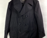 Vintage 1980&#39;s US Navy Enlisted Mens 40S Wool Double Breasted Peacoat Ja... - £39.58 GBP