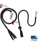 2 Pack 36" Black Leather Motorcycle Get Back Whip Pool Ball Handlebar Biker - $68.99