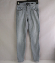 Lucky Brand Mid Rise Skinny Ava Whiskered Distressed Ripped Gray Jeans S... - £12.39 GBP