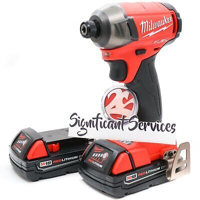 MILWAUKEE 2760-20 M18 FUEL SURGE 1/4&quot; Hex Hydraulic Impact Driver 2 Ah B... - $185.99