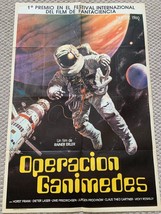 Operation Ganimedes 1977, Original Vintage Movie Poster  - $49.49