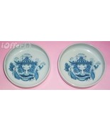 MADE IN JAPAN SHAFFORD CHINA- MID CENTURY BJORN WIINBLAD STYLE PLATES 4 1/2"  - £13.94 GBP