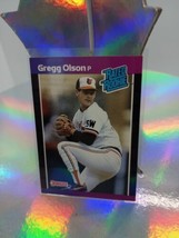 Gregg Olson 1989 Donruss Rated Rookie RC #46 - $23.60 MXN