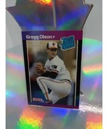Gregg Olson 1989 Donruss Rated Rookie RC #46 - $1.24