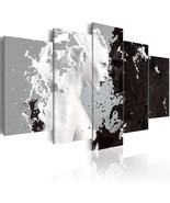 Tiptophomedecor Abstract Canvas Wall Art - Milk &amp; Choco - 5 Pieces - Str... - £70.81 GBP+
