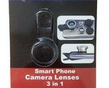 3 in 1 Fish Eye Wide Angle Macro Camera Clipon Lens Universal for Smartp... - $12.13