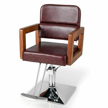 Hydraulic Barber Chair Salon Chair for Hair Stylist with 360 Degrees Swi... - $255.49
