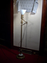 Vintage Cuyahoga Swivel Floor Lamp with Marble Base #47 - £120.55 GBP