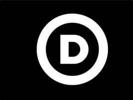 Democrat Party Logo Vinyl Decal Car Sticker Wall Truck Choose Size Color - £2.19 GBP+