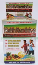 Multivitaminico 100% Natural Vitaminas para Aumentar la Energia. Cont. 100tabs - $19.79