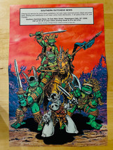 Teenage Mutant Ninja Turtles Comic Promo Poster 1986 TMNT 11&quot; by 17&quot; - £29.56 GBP