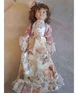 Collectible 17&quot; Ashley Belle Porcelain Doll Vintage - $26.08 CAD
