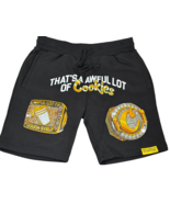 Desto Dubb &quot;That&#39;s an awful lot of Cookies&quot; Black Jersey Sweat Shorts me... - $67.62