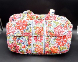 Vera Bradley Baby Diaper Bag Hope Garden Lined Shoulder Travel Tote Changing Pad - £47.95 GBP