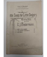 Daffodils by E J Biedermann Antique childrens sheet music c1884 piano Di... - £18.66 GBP
