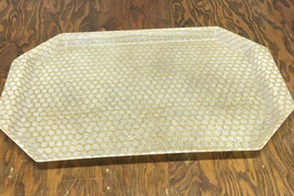 Vintage fiberglass plastic vanity tray toteline brand - $24.70