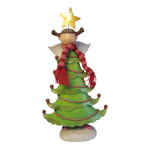 Department 56 Cozy Christmas Tree Angel Figurine Large 12" NEW RETIRED 2010 - £31.57 GBP