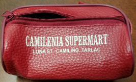 Camilenia Supermart Luna St., Camiling, Tarlac Philippines/Filipino Wallet, Red - £6.35 GBP