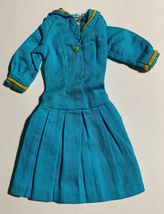 Barbie Doll See-Worthy Turquoise Sailor  Dress Vtg 1969 #1872 - Doll included - £35.18 GBP
