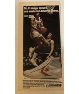 1980s Dr J Converse Shoes Vintage Print Ad Julius Irving Basketball pa10 - $8.90