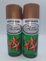 2 Rust-Oleum Glitter Spray Paint Glitter Copper LOT OF 2 New 10.25 Oz Each - $683.07 MXN