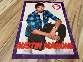 Austin Mahone Big Time Rush teen magazine poster clipping squatting Pop ... - $5.00