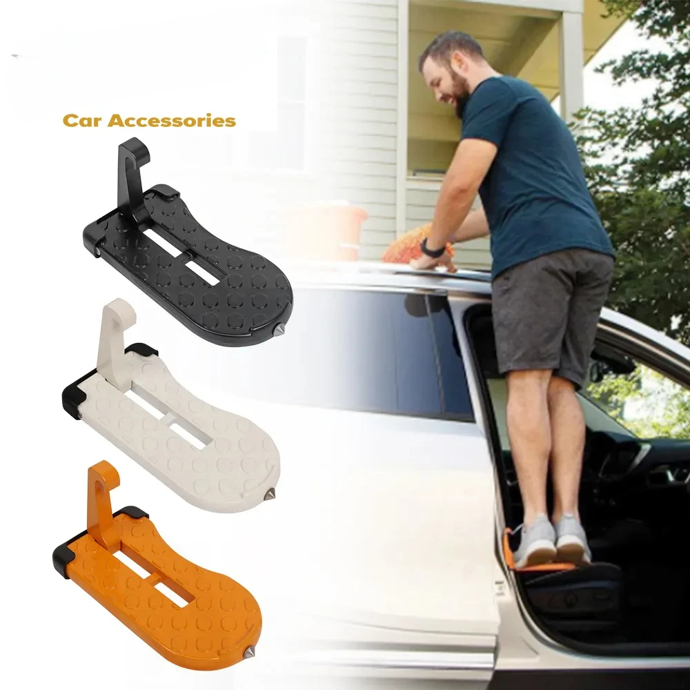 Foldable Car Door Step Hook Roof Rack Step Multifunction Universal Latch... - $7.93