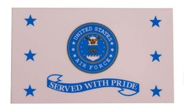 K&#39;s Novelties Wholesale Lot 6 Air Force Served with Pride 3&quot;x4&quot; Flag Dec... - $8.88