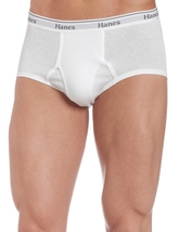 Hanes Ultimate Men&#39;s 6-Pack Classics Full Rise Brief, White, Medium - $24.98+