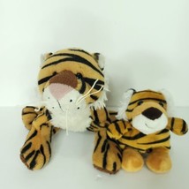 Bengal Tiger Plush Ganz Webkinz Stuffed Animal No Code With Baby Lot Of 2 - $19.79