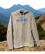 Lululemon Hoodie Sweatshirt Mens M Medium Gray Performance VITAL PERFORM... - $58.41