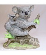 VINTAGE Koala And Baby Cub Porcelain Figurine Seizan Fine Art Beautiful ... - €11,56 EUR