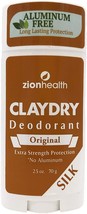 Zion Health Adama Minerals Clay Dry Deodorant Original - 2.5 oz - £19.47 GBP
