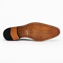 Criss Genuine Ostrich Quill Oxford Dress Shoes White image 5