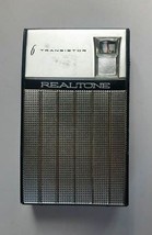 Vtg Realtone 6TRANSISTOR Radio Hand Held Ryukyus 9VOLT Battery Op Receiver Retro - £22.94 GBP