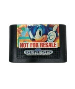 Sega Genesis Sonic the Hedgehog Cartridge Only Not For Resale Vintage Game - $274.31 MXN
