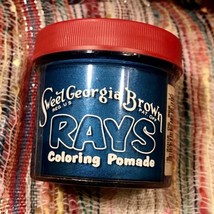 RARE Vtg 90s Y2K Rave Sweet Georgia Brown Rays Coloring Pomade Electric Blue - £26.16 GBP