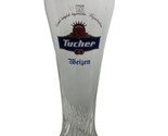 Tucher Weizen German Swirled Pilsner Large Beer Glass 10 inch  24 oz mint - £13.37 GBP