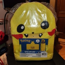 NEW Pokemon Pikachu Bath/Pool Beach Soft Cotton Terry Hooded Towel Wrap ... - £11.52 GBP